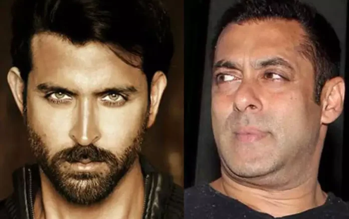 SALMAN KHAN AND HRITHVIK ROSHAN