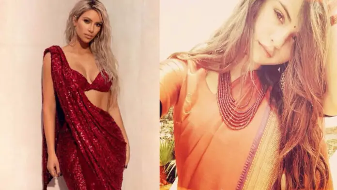 kim-kardashian-vs-selena-gomez-saree