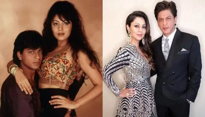sharukh khan and wife gouri khan