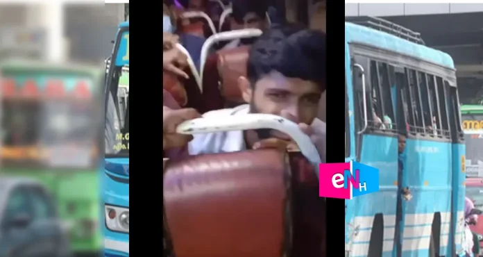 girl caught abusive men from bus and give amazing punishment