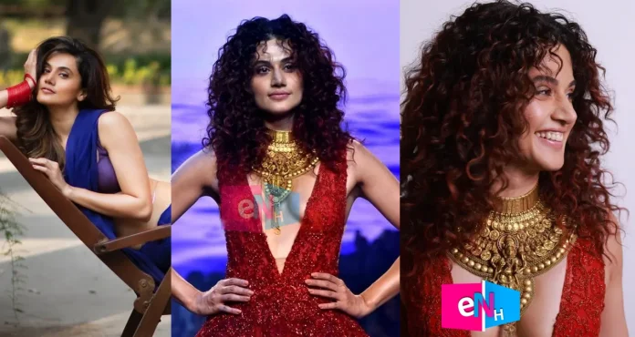 tapsee pannu viral ramp walk video