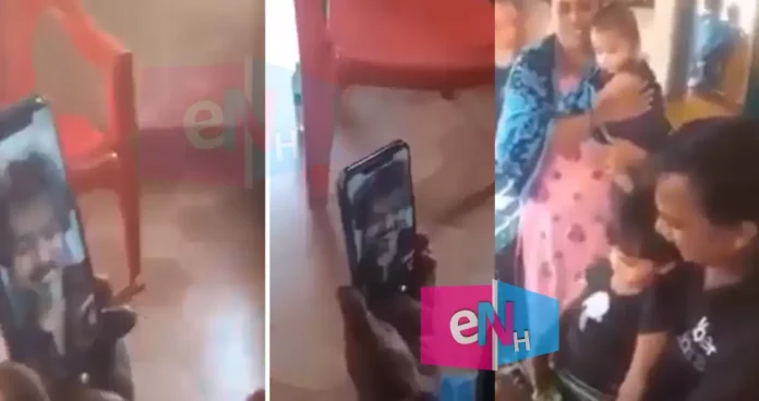 vijay and cute little fan video call