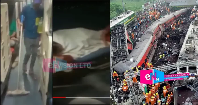 balasore train crash video