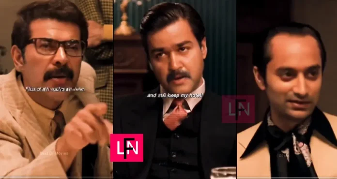 mohanlal fahad mammootty in godfather hollywood movie