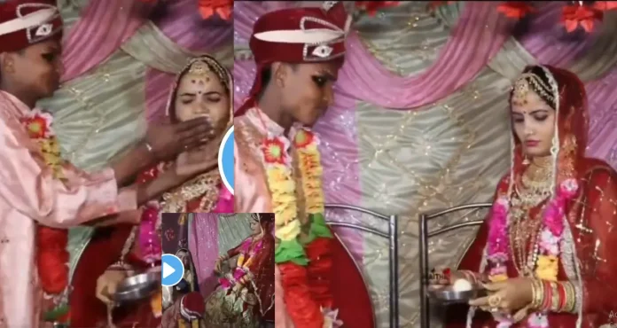 wife and husband wedding fun video