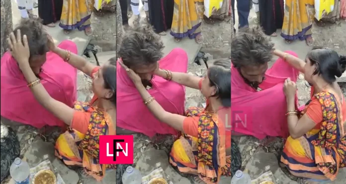 woman find her long time lost husband as a begger