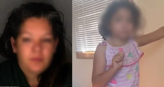 five-year-old-child and cruel mother