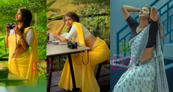 viral saree girl sreelakshmi