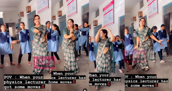 teacher viral dans with student gone viral