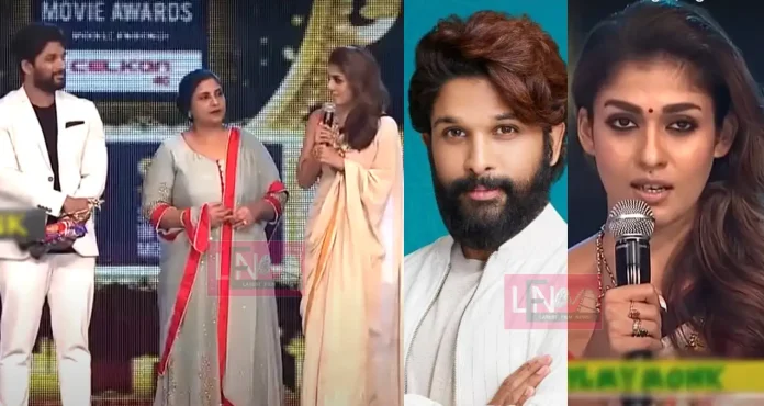 nayanthara insults allu arjun watch video