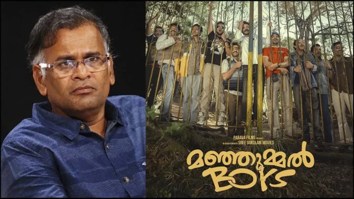 writer jayamohan against malayalis and manjummal boys movie