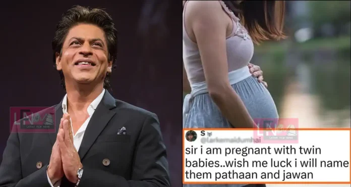 sharukh khan replys to pregnant woman
