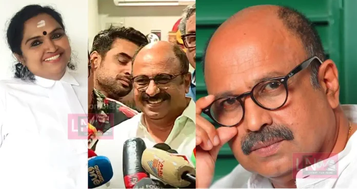 sangeetha lakshmana viral note about actor siddique