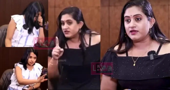 actress nimisha bijo got angry to the anchor viral video