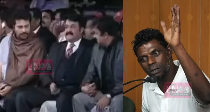 mohanlal vinayakan viral action viral note on facebook this is castism