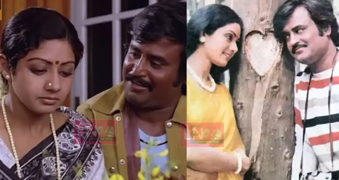 rajanikanth once go to sreedevi house to propose her butstopped for this reason