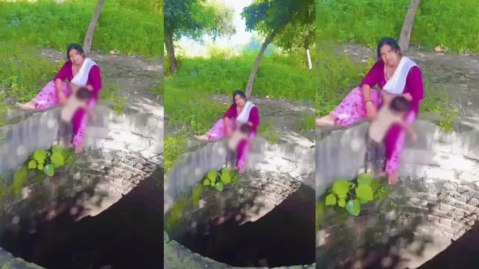 a woman try to became viral on social media