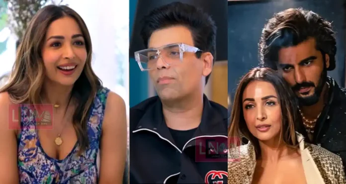 karan johar questions to malaika arora about her personal life with arjun kapoor