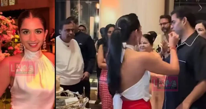 radhika merchant birthday cake refused akash ambani
