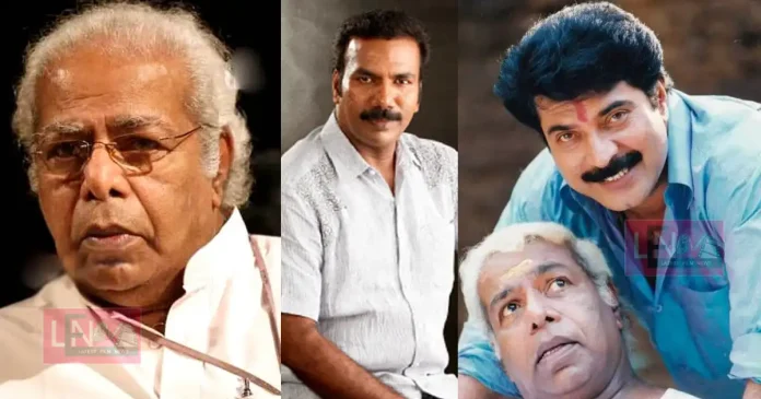thilkan supported mammootty and chosen for thaniyavarthanam which changes his career says shobi thilakan