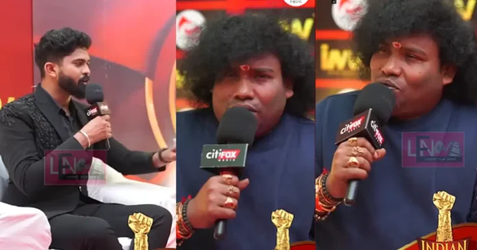 yogi babu befitting answer to anchor