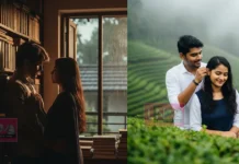 അവൾ അറിയാതെ അവന്റെ തോളിൽ ചാരി, അവൻ്റെ സാമീപ്യം ഒരു സുരക്ഷിതത്വമായി അവൾക്ക് അനുഭവപ്പെട്ടു.പക്ഷേ പെട്ടന്ന് എന്തോ തെറ്റ് ചെയ്ത പോലെ രണ്ടു പേരും പിന്നിലേക്ക് മാറി.