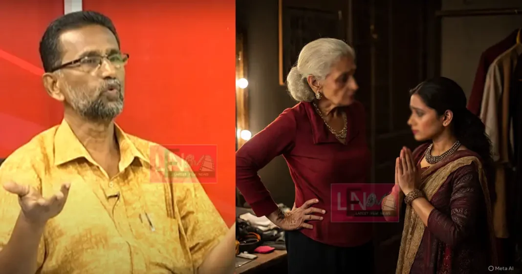 pallisseri shocking revealtion about a asenior actress in malayalam film industry