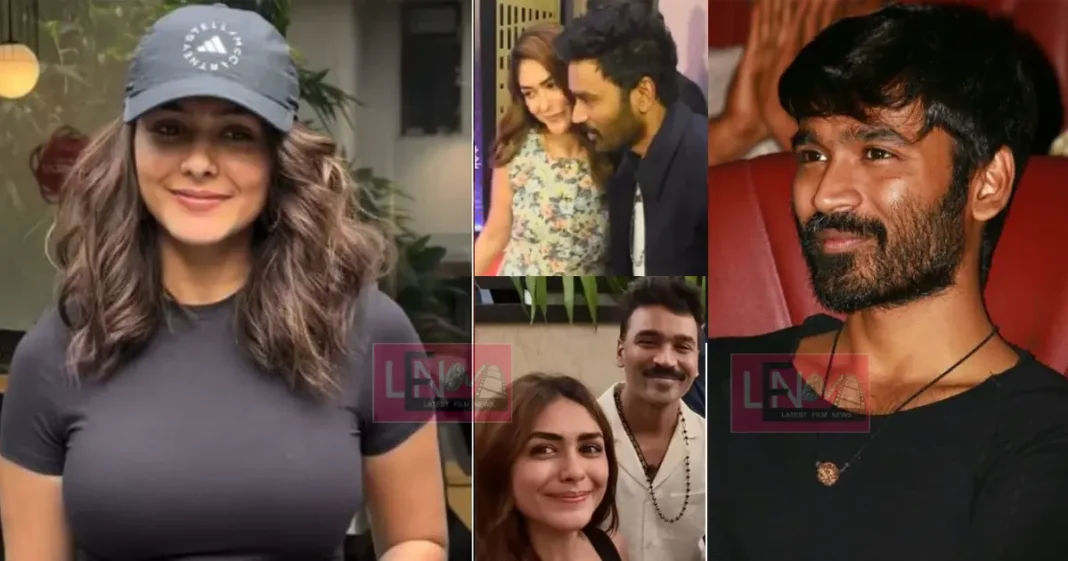 Dhanush and mrunal thakur in a relationship- here is what mrunal says about this