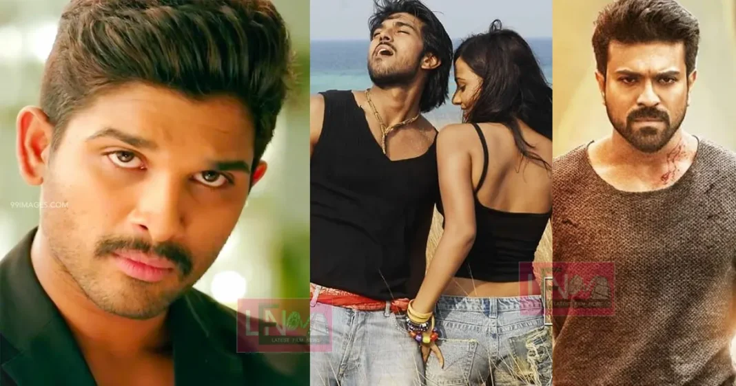 allu arjun ram charan rift because of that triangle love story