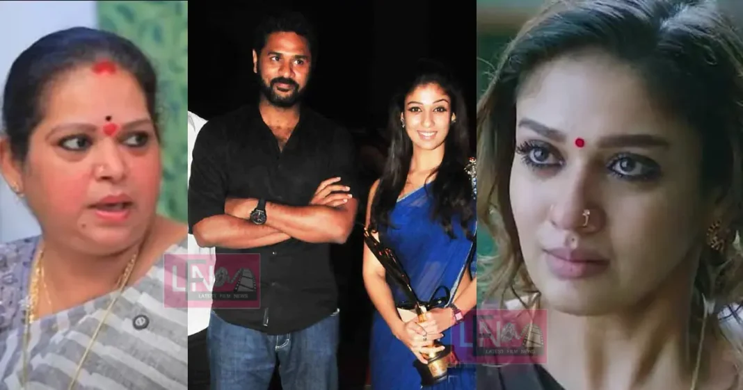 prabhu deva's ex wife about nayanthara