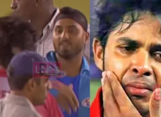 അന്ന് ശ്രീശാന്തിനെ ഹർഭജൻ തല്ലുന്ന വീഡിയോ ദൃശ്യം പുറത്തു വന്നിരിക്കുകയാണ് -കാണാം