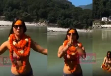 “ആണുങ്ങൾക്ക് അടിവസ്ത്രം ധരിച്ച് കുളിക്കാമെങ്കിൽ, ഇതെന്തുകൊണ്ട് തെറ്റ്?”; ഗംഗയിൽ ബിക്കിനി ധരിച്ച വിദേശ വനിതയെച്ചൊല്ലി സോഷ്യൽ മീഡിയയിൽ വാഗ്വാദം- വീഡിയോ വൈറൽ