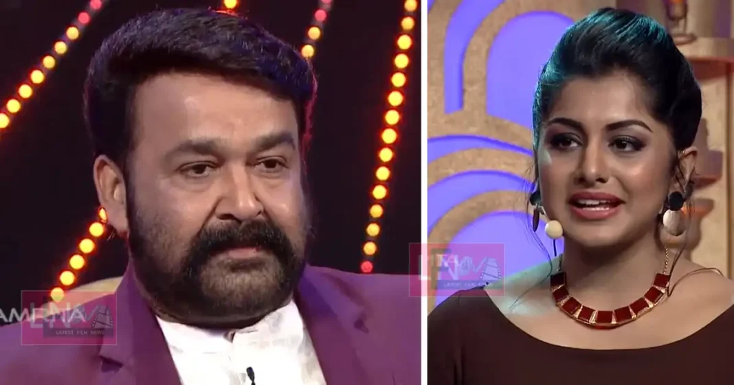 mohanlal asked about spirit movie and his alcohol drinking habits meera nandan
