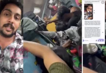 ദീപാവലി ദിവസം തിരക്കുള്ള ട്രെയിനിൽ വച്ച് കെട്ടിപ്പിടുത്തവും ഓ#റൽ സെ#ക്#സും , പ്രതികരിക്കാൻ ഒരു പെൺകുട്ടിയെങ്കിലും മുന്നോട്ട് വന്നിരുന്നെങ്കിൽ ;ഞെട്ടിക്കുന്ന അ#ശ്ലീല കാഴ്ച വീഡിയോയുമായി യുവാവ്