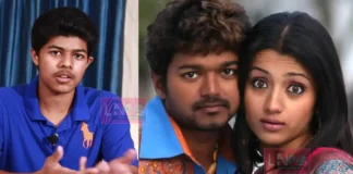 വിജയ്-സംഗീത ചിത്രങ്ങൾ പങ്കുവെച്ച വിജയ്യുടെ മകൻറെ ഫാൻ പേജിന് തൃഷയുടെ ‘ബ്ലോക്ക്’; വിജയ്-തൃഷ ഗോസിപ്പുകൾക്കിടെ പുതിയ സംഭവം ചർച്ചയാകുന്നു