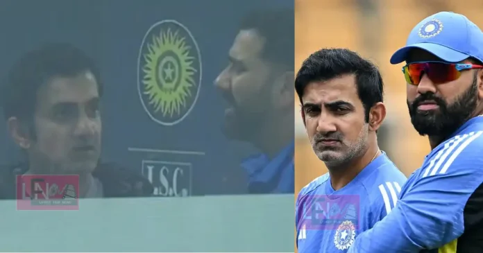 goutham gambhir and rohit sharma