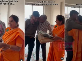 ഈ വീട് ഇനി നിങ്ങളുടേതാണ്”; മകന്റെ സർപ്രൈസിൽ അമ്പരന്ന് അമ്മ, സന്തോഷം കൊണ്ട് തുള്ളിച്ചാടി അച്ഛൻ; കണ്ണ് നനയിക്കുന്ന വീഡിയോ വൈറൽ