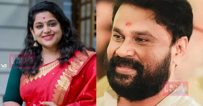 veena nair supports dilee