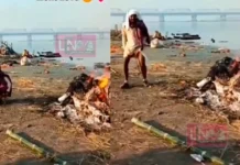 ഭാര്യയുടെ കത്തിയെരിയുന്ന ചിതയ്ക്ക് മുന്നിൽ തകർന്നു വീണ വയോധികൻ; കരളലിയിക്കുന്ന ആ വീഡിയോയ്ക്ക് പിന്നിലെ ‘വൈറൽ’ ക്രൂരതയും ഡിജിറ്റൽ യുഗത്തിലെ ധാർമികതയും