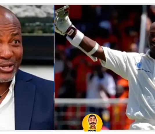 ടെസ്റ്റിലെ തൻ്റെ 400* 500* റെക്കോർഡുകൾ തിരുത്തിക്കുറിക്കാൻ കഴിവുള്ള ഇന്നത്തെ തലമുറയിലെ ഒരേ ഒരു താരം അയാളാണ് ഇതിഹാസ താരം ബ്രയാൻ ലാറ പറഞ്ഞത്