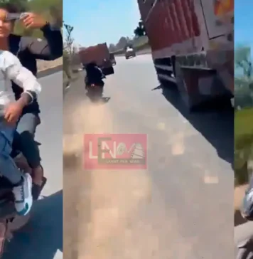 ഒരു നിമിഷത്തെ ആവേശത്തിന് കൊടുത്ത വില മൂന്ന് ജീവനുകൾ; വീഡിയോ എടുക്കുന്നതിനിടെ ബൈക്ക് അപകടത്തിൽ സഹോദരങ്ങൾക്ക് ദാരുണാന്ത്യം:video