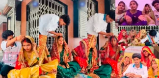 സോഷ്യൽ മീഡിയയിലെ താരങ്ങളായ മൂന്ന് സഹോദരിമാർ ഒരേ കാമറാമാന് വരണമാല്യം ചാർത്തി; യുപിയിലെ അംറോഹയിൽ നടന്ന ഈ അപൂർവ്വ വിവാഹം വിവാദമാകുന്നു